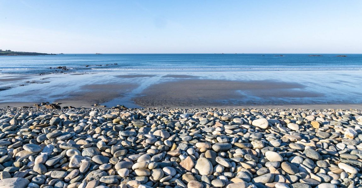 baie de Morlaix plage et marée basse